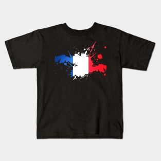 France Flag Kids T-Shirt